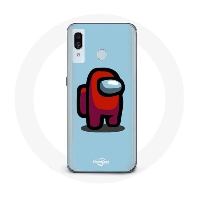 Coque - Samsung - Galaxy A30 - Souple - Protection - Motif Among Us bleu