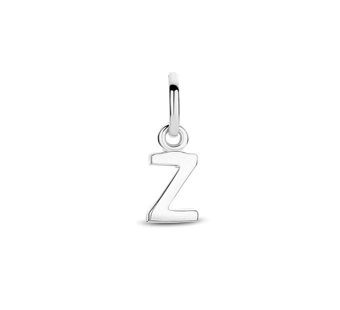 Zilver Gerhodineerde Hanger letter Z 1333766