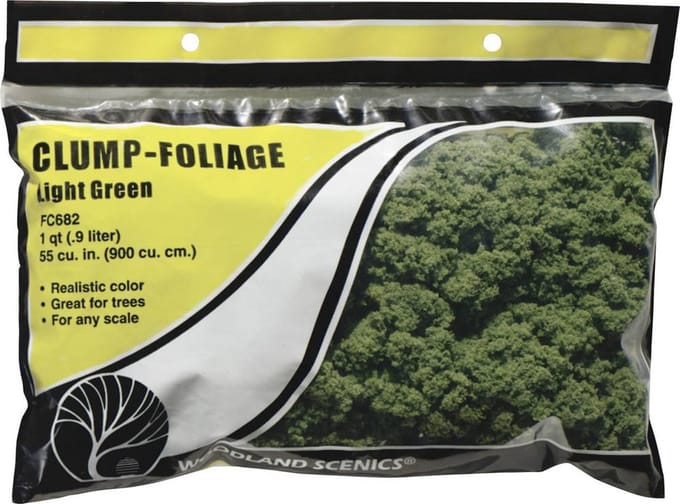 Woodland Scenics WFC682 Bladmateriaal – Lichtgroen