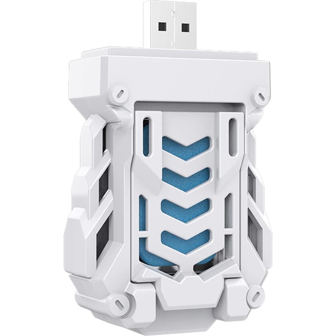 Muggenwerend middel Draagbare USB Plug-in Muggenwerend middel Verwarmde Elektronische Muggenmoordenaar met 4 wit