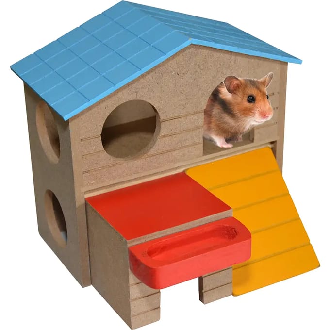 Duvoplus - Speelgoed Voor Dieren - Knaagdier - Houten Smart Cubes S - 9pcs - 1st
