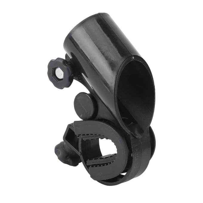 Support de Canne ABS Support de Rangement pour Canne Béquille pour Déambulateur Rollator Fauteuil Roulant black