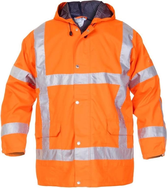 Hydrowear Regenjas Fluor Oranje Mt M
