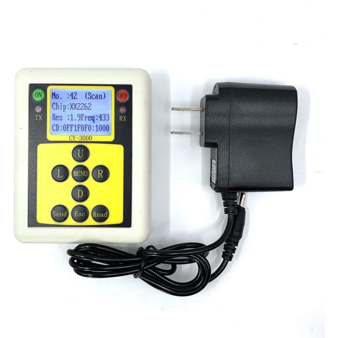 Handheld 315MHZ433MHZ draadloze afstandsbedieningsanalysator Multifunctionele frequentiemeterteller EU Plug