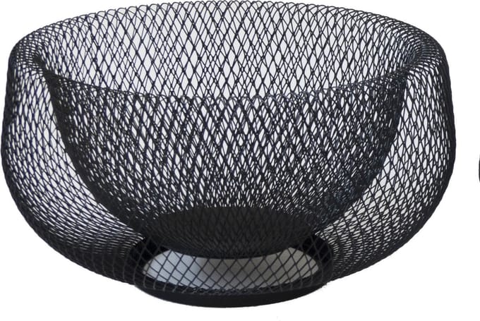 Kela Keuken Marlo Fruitmand - Metaal - Ø22.5 cm - Zwart