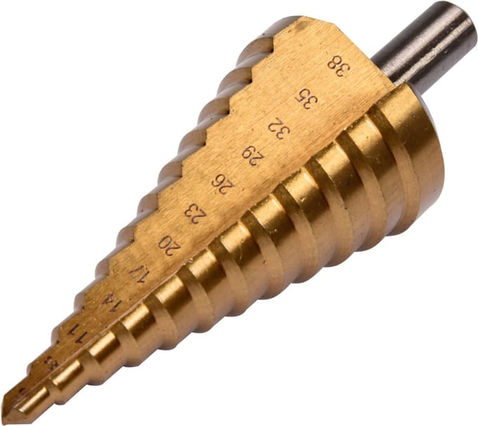 Yato - Stapsgewijs Boor - 6-38 mm - HSS Staal - TiN Coating