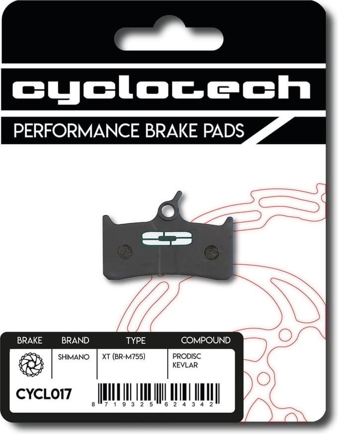 Prodisc Kevlar Remblokken voor Shimano Deore XT BR-M 755