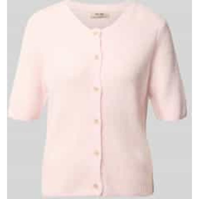 Cardigan van wolmix met 1/2-mouwen model 'Thora'