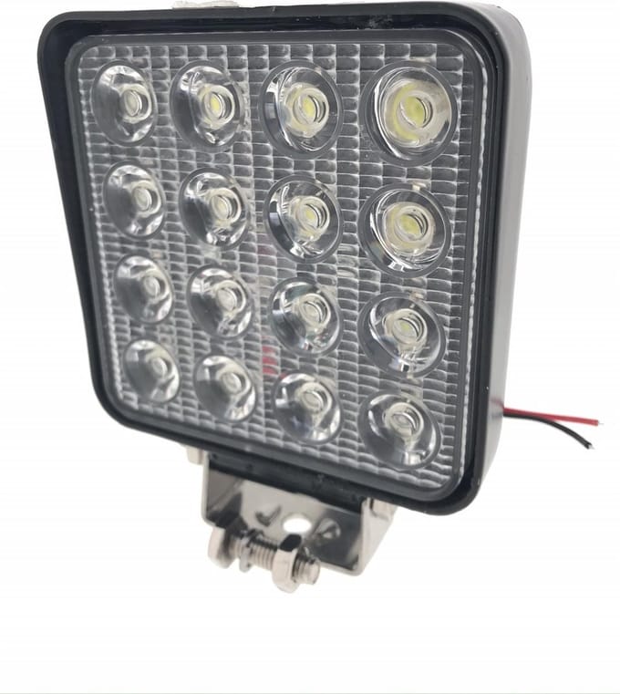 Hofftech Krachtige LED werklamp - 48W - 16 LEDs - 9-80V - IP67 - 3840 lumen