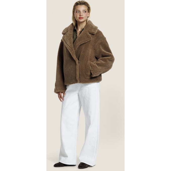 ALTER EGO Judy Wool Jacket Camel Taglia: S | Giacche invernali Outlet | Donna | Marrone