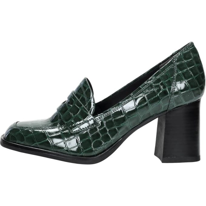 Tamaris Trotteur Pumps groen Textiel - Maat 37
