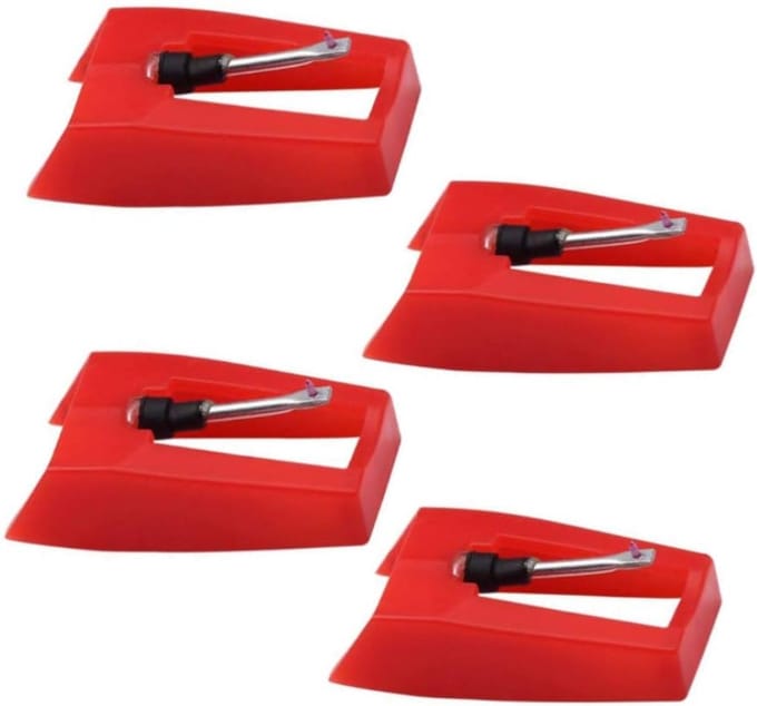 10 stuks platenspeler naald - keramische stylus - ruby