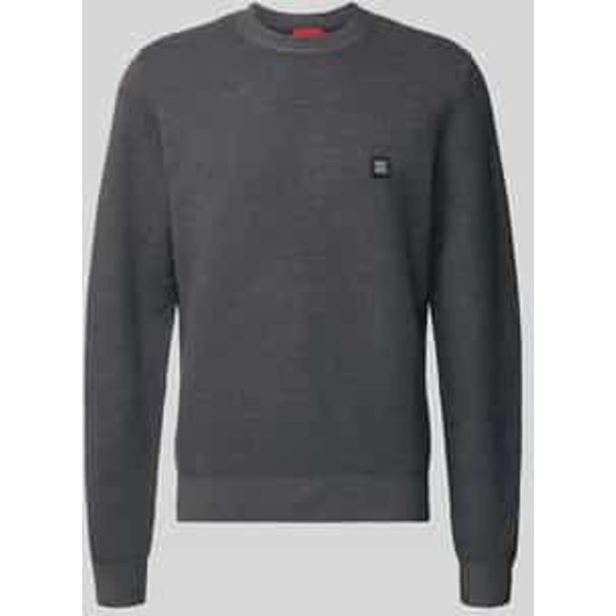 Regular fit gebreide pullover met scheerwol model 'SETAL'