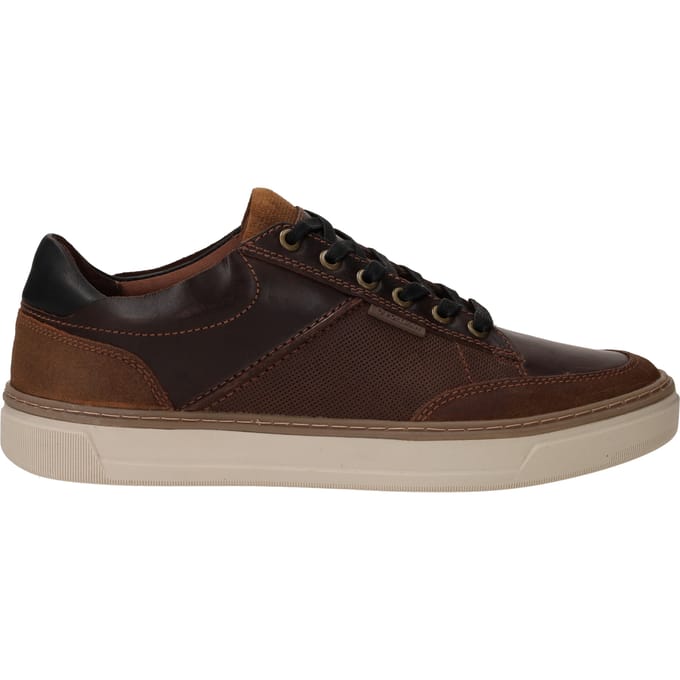 Vaton philos sneaker heren bruin leer