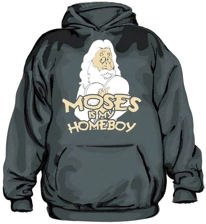 Hybris Moses Is My Homeboy-hoodie SH-3-10913-Poly