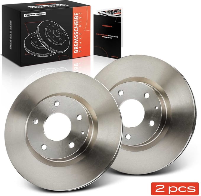 Frankberg 2x Remschijven Vooras voor Mazda 3 Sedan CX-3 15L