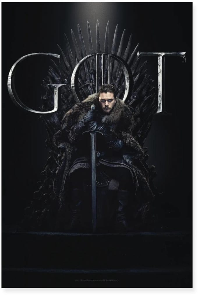 Game Of Thrones Jon Snow GOT Poster 60x90 cm