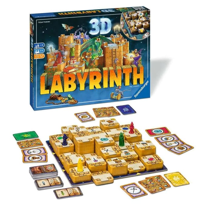 Bordspellen 3d labyrint Ravensburger