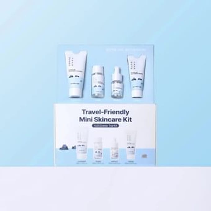 Round Lab Travel-Friendly Mini Skincare Kit 1025 Dokdo Trial Kit white