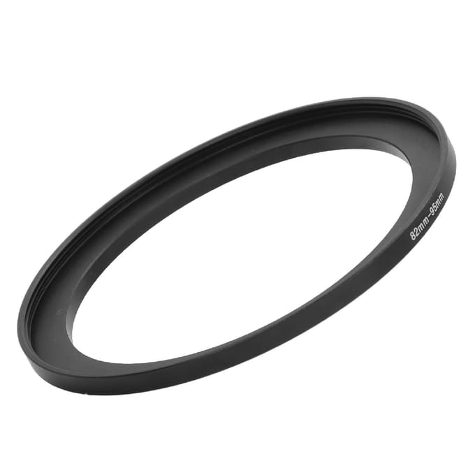 Step Up Camera Lens Adapter Ring Aluminium 82MM naar 95MM Lens Filter Adapter Ring voor Opname black