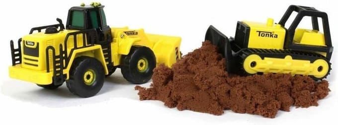 Tonka Bulldozer en Frontloader - Metaal bouwvoertuigen - Vanaf 3 jaar