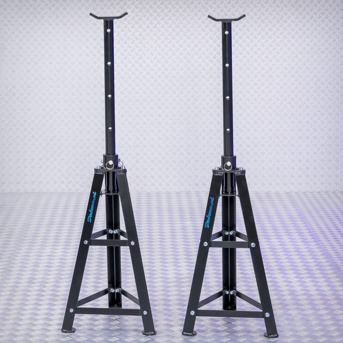 Datona® Assteunen hoog 6 ton set - 2 stuks - maximale hoogte 120 cm