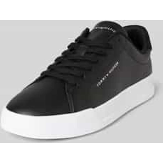 Lage sneakers van leermix