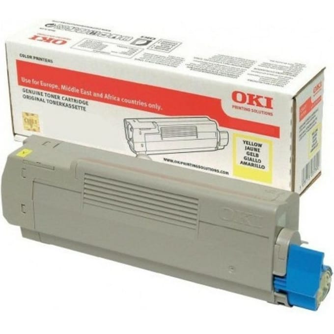 OKI 46471101 toner cartridge geel (origineel)