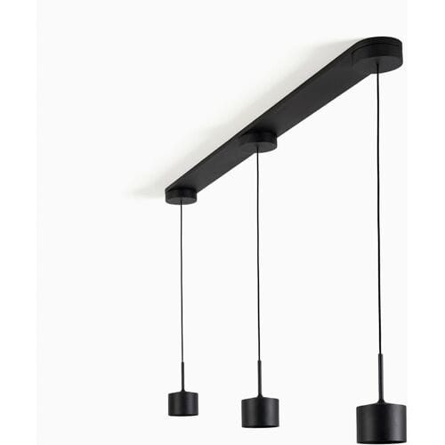 KS Verlichting June 3-lichts Hanglamp Zwart