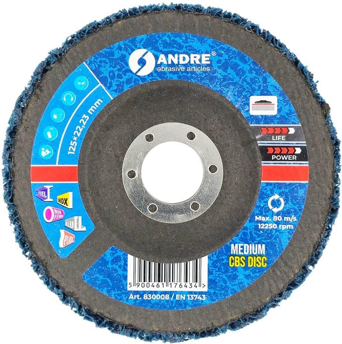 Andre CBS Serie - Slijpschijf - 125mm - Medium - Nylonvezel