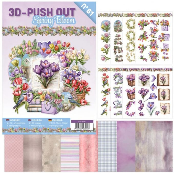 3D Stansveldboek "Spring Bloom"