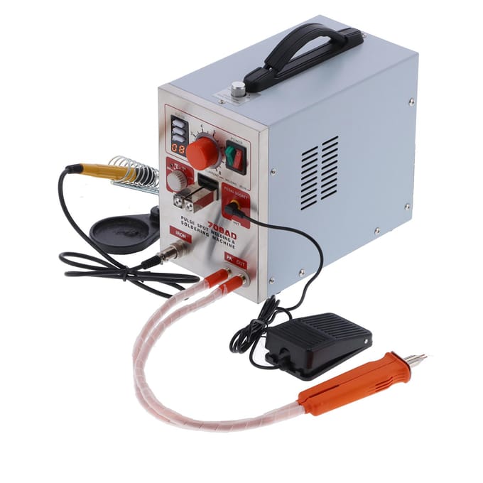 Puntlasapparaat 3,2 kW Handheld LED Digitaal Display Laspen Machine 18650 Batterij SUNKKO709AD