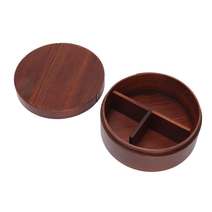 Lunchbox Bento Voedsel Fruit Container Grote Capaciteit Goede Afsluiting met Verdeelvak voor Kantoor School L brown