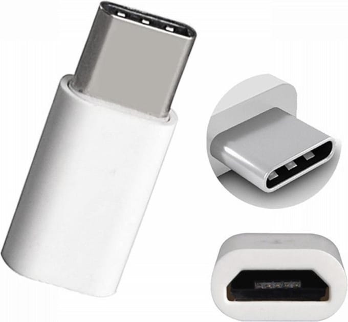 Set van 3 - Micro-USB naar USB-C adapter