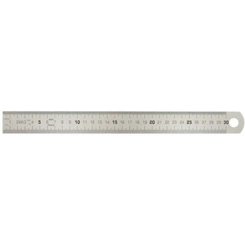 KS TOOLS Halfbuigzame stalen meetlat 1500 mm - 300.0117
