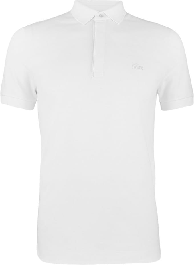 Lacoste heren paris edition polo shirt katoenpique wit