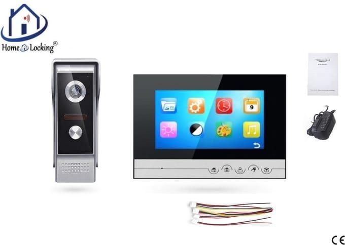 Home-Locking complete deur intercom/videofoon met 1 binnen paneel.DT-2211-1-1