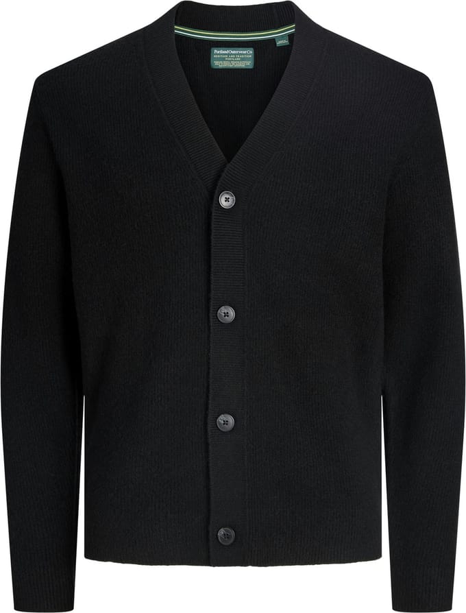 JACK&JONES - POCRICK WOOL RIB KNIT CARDIGAN - Heren - Cardigans