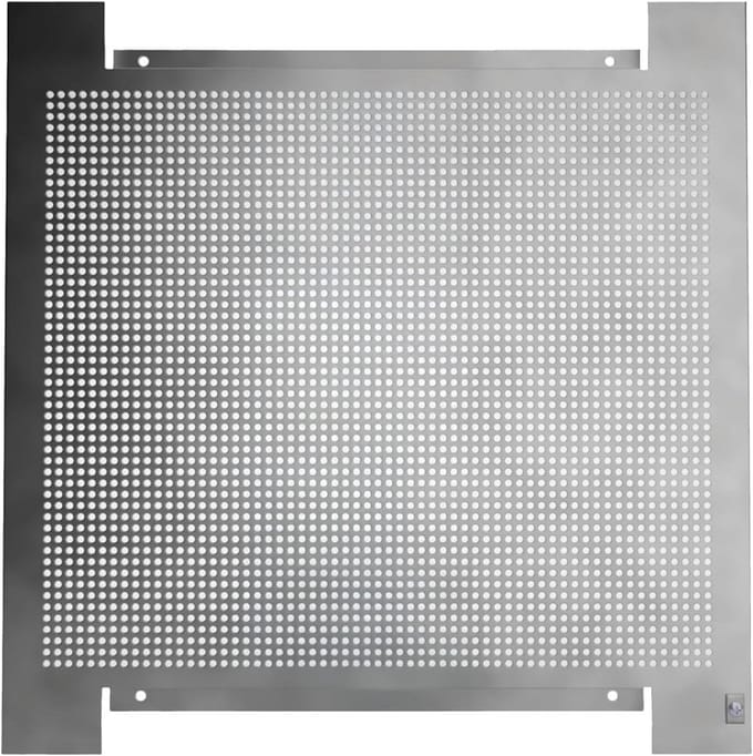 maxx.onLine Perforated Mounting Plate 400 x 400 mm for Earth/Installation Antenna Amplifier, Satellite Multi Switch, Electrical Mounting Plate, Hole Grating Plate