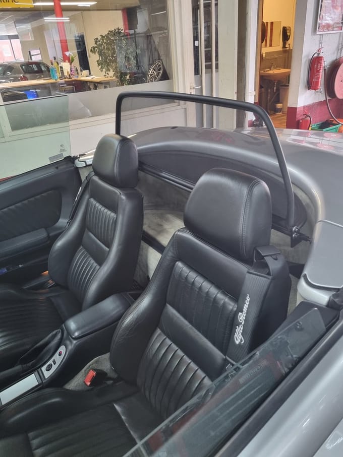 Cabrio windscherm Alfa Romeo  Spider 916 | 1994 - 2006 | Zwart