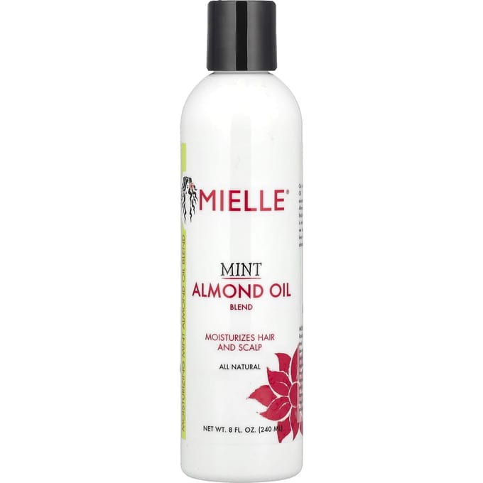 Mielle, Almond Oil Blend, Mint Flavor, 8 fl oz (240 ml) white