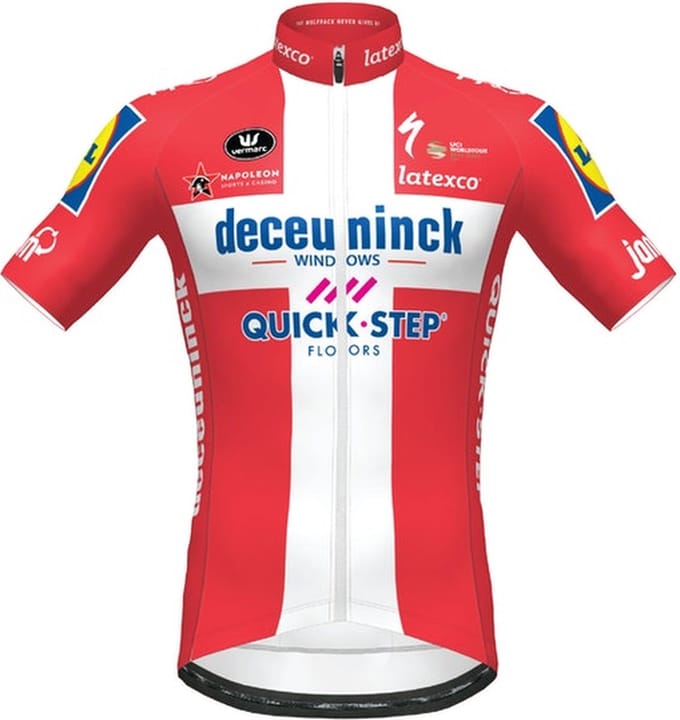 DECEUNINCK QUICK-STEP 2020 KAMPIOEN DENENMARKEN KORTE MOUWEN AERO SP.L Maat XXXL
