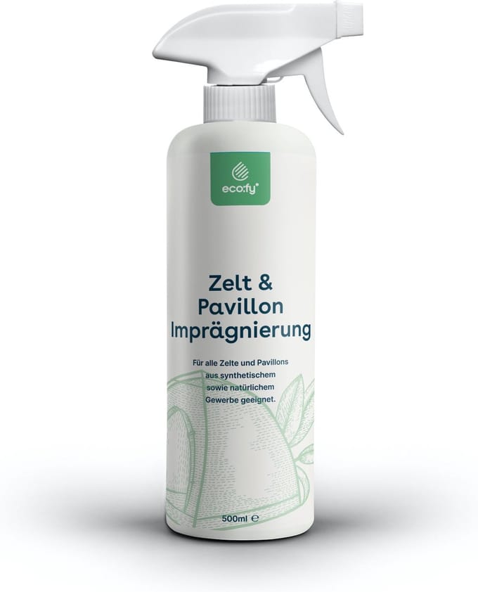 eco:fy® Tent en Paviljoen Impregneermiddel Spray • Waterdicht makende Agent