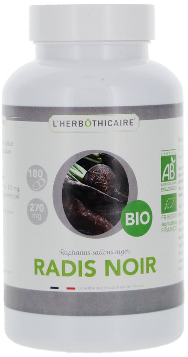 L'Herbôthicaire Biologische Zwarte Radijs 180 Capsules