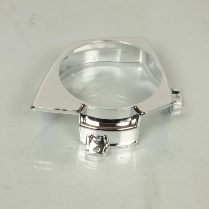 Carter cache protection de courroie chromé pour mobylette Peugeot GT10 cyclo mob