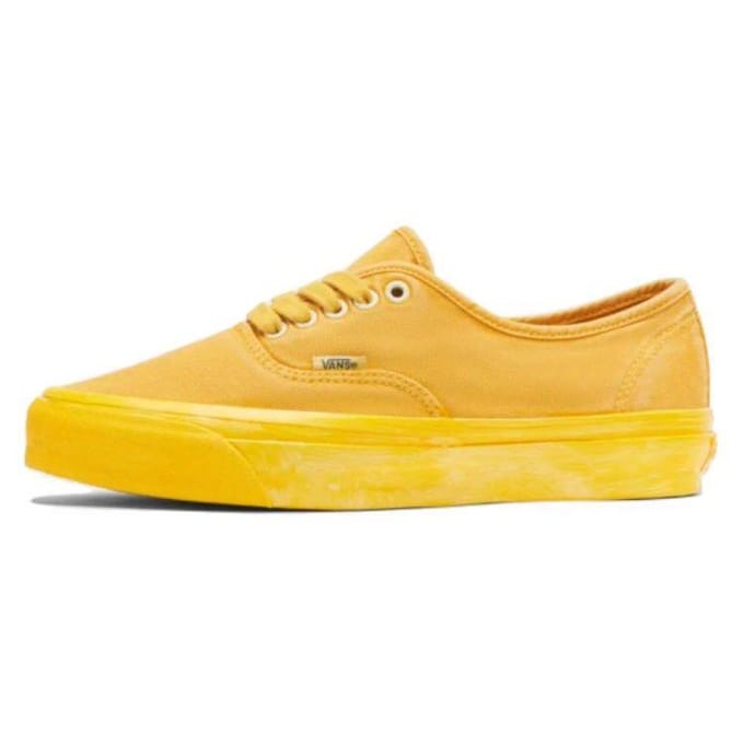 Vans Premium Authentic 44 Citron Jaune Chrome Baskets Unisexe VN000CQA85W 43 yellow