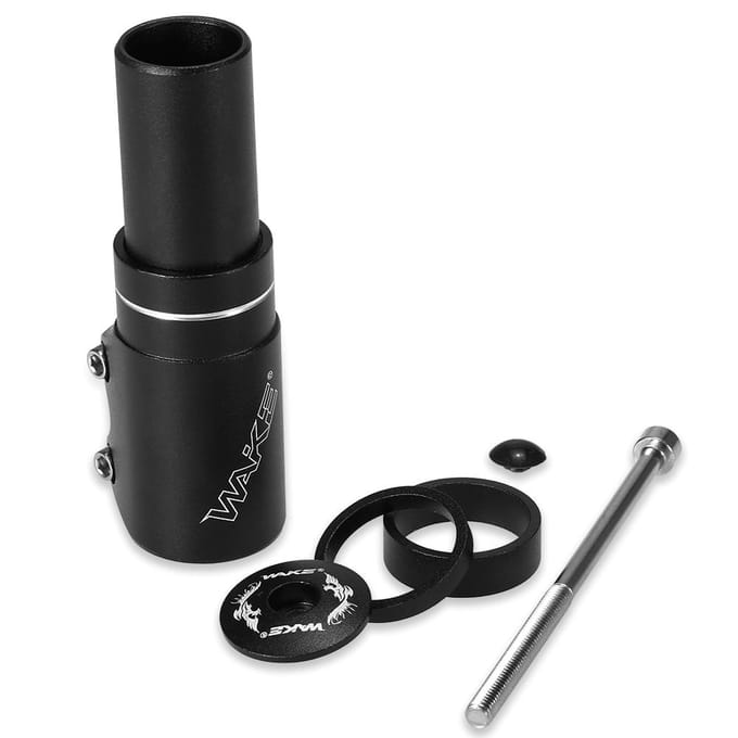 Fiets Vorkbuis Extender Fietsstuur Riser Adapter MTB Mountainbike Fiets Head Up Adapter black