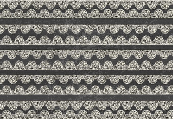 Fotobehang Vintage Pattern | DEUR - 211cm x 90cm | 130g/m2 Vlies