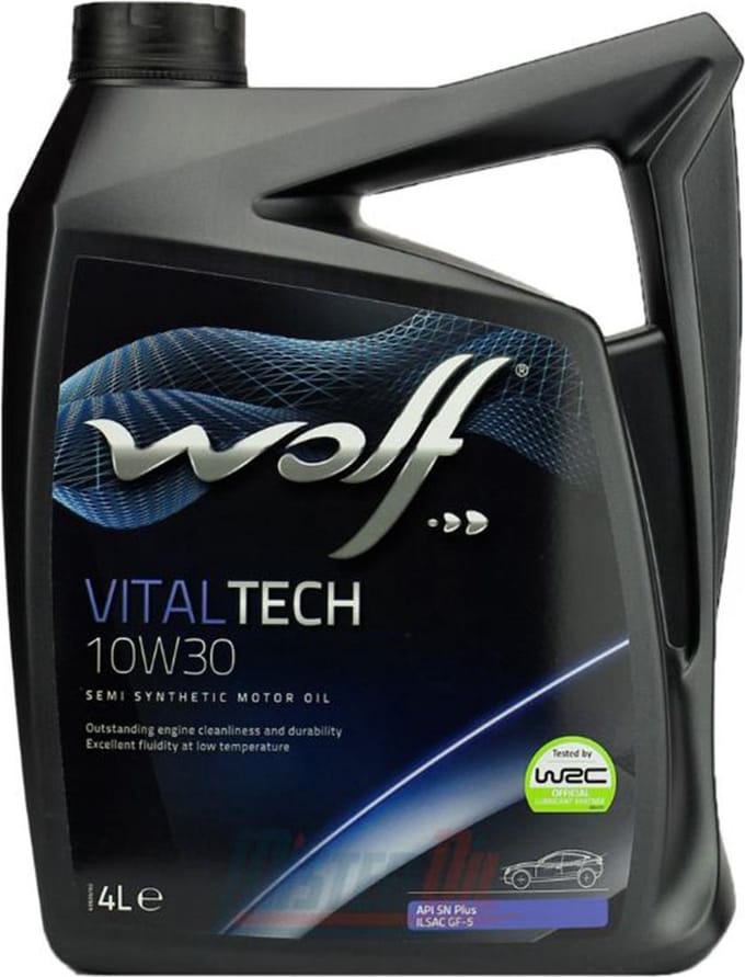 Wolf VitalTech semi-synthetische motorolie 10W30 4L