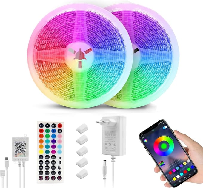 VELTRR® LED Strip 10 Meter - LED Verlichting Strips - LED Light